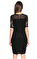 DKNY Dantel Detaylı Siyah Elbise #4