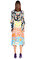 Peter Pilotto Çiçek Desenli Midi Renkli Elbise #4
