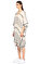 DKNY Çizgili Midi Elbise #2