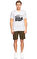 Michael Kors Collection Baskı Desen Beyaz T-Shirt #2