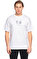 Pressure Baskı Desen Beyaz T-Shirt #3