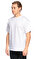 Pressure Baskı Desen Beyaz T-Shirt #4