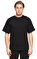 Pressure Baskı Desen Siyah T-Shirt #1
