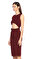 Cushnie et Ochs Bordo Elbise #3