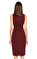 Cushnie et Ochs Bordo Elbise #4