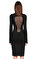 Cushnie et Ochs Transparan Siyah Elbise #4
