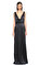 Alberta Ferretti Siyah Uzun Elbise #1
