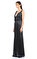 Alberta Ferretti Siyah Uzun Elbise #2