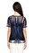 Elie Tahari İşleme Detaylı Lacivert Bluz #4
