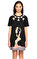 Silvian Heach Bskı Desen Mini Siyah Elbise #2