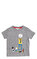 Little Marc Jacobs Erkek Çocuk  Baskı Desen Gri T-Shirt #1