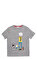 Little Marc Jacobs Erkek Çocuk  Baskı Desen Gri T-Shirt #1