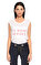 Zoe Karssen Baskı Desen Beyaz T-Shirt #1