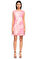 Tadashi İşleme Detaylı Mini Pembe Gece Elbisesi #1