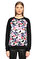 Manoush Çiçek Desenli Siyah Sweatshirt #1