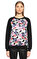 Manoush Çiçek Desenli Siyah Sweatshirt #3