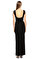 Alaia Siyah-Bordo Uzun Elbise #3
