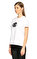 Roberto Cavalli İşleme Detaylı Beyaz T-Shirt #4