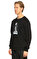 Les Benjamins Baskı Desen Siyah Sweatshirt #4