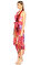 Salvatore Ferragamo Çiçek Desenli Renkli Elbise #2