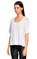 Kendall&Kylie V Yaka Beyaz T-Shirt #4