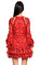 Alexis Dantel İşlemeli Kırmızı Mini Elbise #4