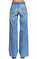 Sandro Geniş Kesim Örgü Detaylı Mavi Jean Pantolon #5