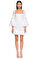 Alexis İşleme Detaylı Beyaz Mini Elbise #1