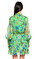 Alexis Çiçek Desenli Yeşil Mini Elbise #5