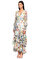 Alexis Kruvaze Çiçek Desenli Uzun Elbise #3