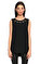 DKNY Taş İşlemeli Siyah Bluz #3