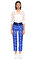 DKNY Karma Desen Mavi Pantolon #2
