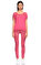 Juicy Couture File Desenli Pembe Triko #2