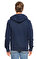 Superdry Kapüşonlu Baskı Desen Lacivert Sweatshirt #5