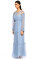 BCBG MAX AZRIA Mavi Uzun Elbise #2