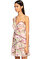 BCBG MAX AZRIA Çiçek Desneli Mor Mini Elbise #3