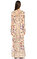 BCBG MAX AZRIA Çiçek Desenli Pudra Uzun Elbise #4