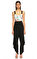 BCBG MAX AZRIA Yüksek Bel Yırtmaç Detaylı Siyah Pantolon #2