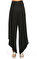 BCBG MAX AZRIA Yüksek Bel Yırtmaç Detaylı Siyah Pantolon #5