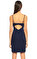 BCBG MAX AZRIA Lacivert Mini Elbise #4