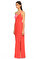 BCBG MAX AZRIA Kırmızı-Pembe Uzun Elbise #2