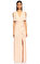 BCBG MAX AZRIA Pudra Uzun Elbise #1