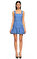 Alexis Fırfır Detaylı Mavi Mini Elbise #1