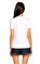 Roberto Cavalli İşleme Detaylı Beyaz T-Shirt #8