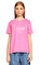 Balmain Baskı Desen Pembe T-Shirt #6