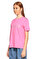 Balmain Baskı Desen Pembe T-Shirt #7