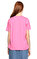 Balmain Baskı Desen Pembe T-Shirt #8