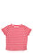 Tru Kız Çocuk  Çizgili Kırmızı-Beyaz T-Shirt #1