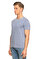 John Varvatos Usa Düz Desen Mavi T-Shirt #6