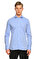Alea İşleme Detaylı Mavi Gömlek #3